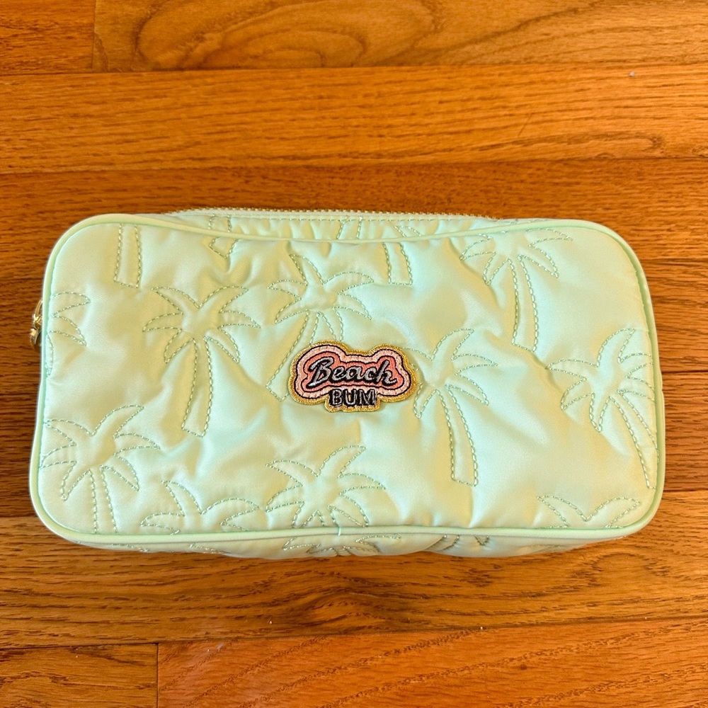 Stoney Clover Palm Tree Puffy Small Pouch